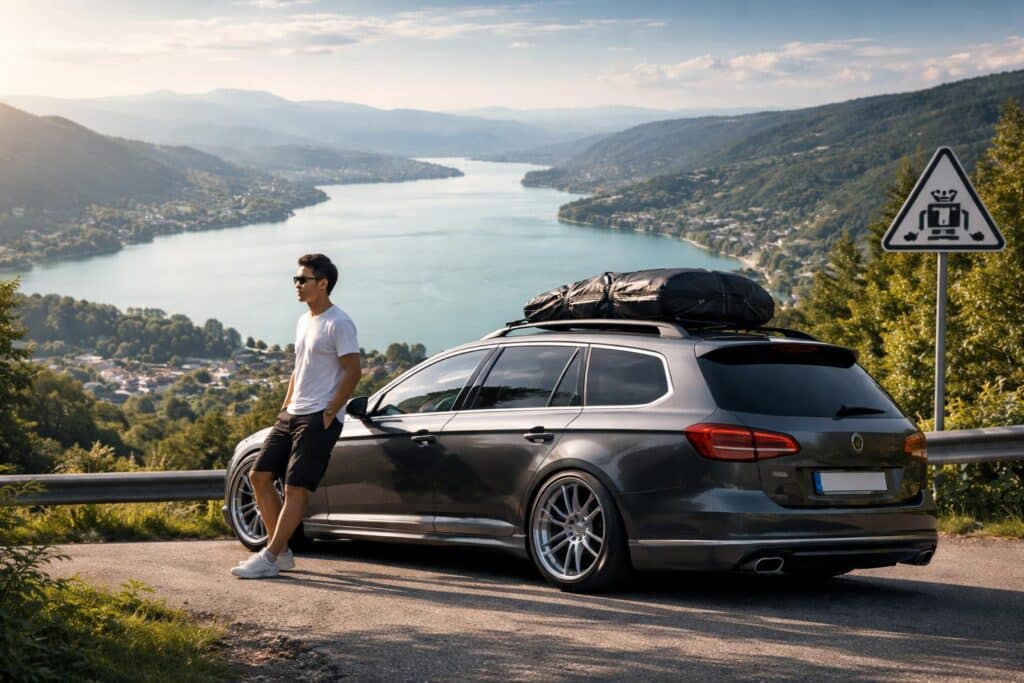 Chinese fährt mit VW Passat 12.000 Kilometer an den Wörthersee