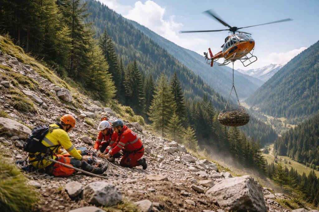 Arbeitsunfall im Lesachtal