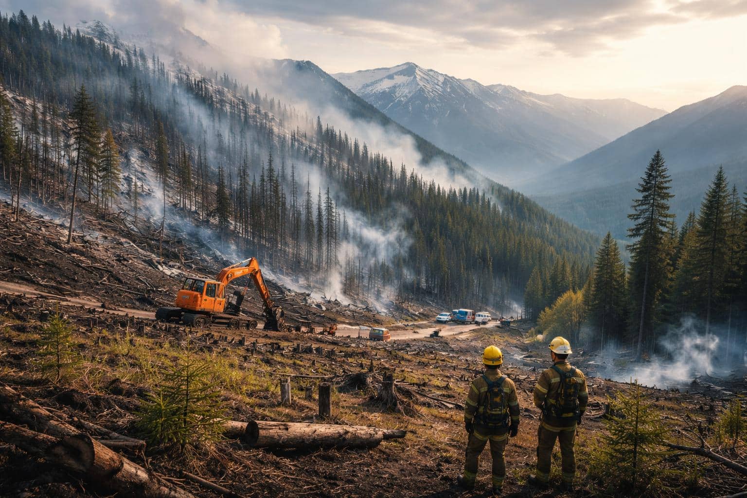 Enorme Kosten durch Waldbrand