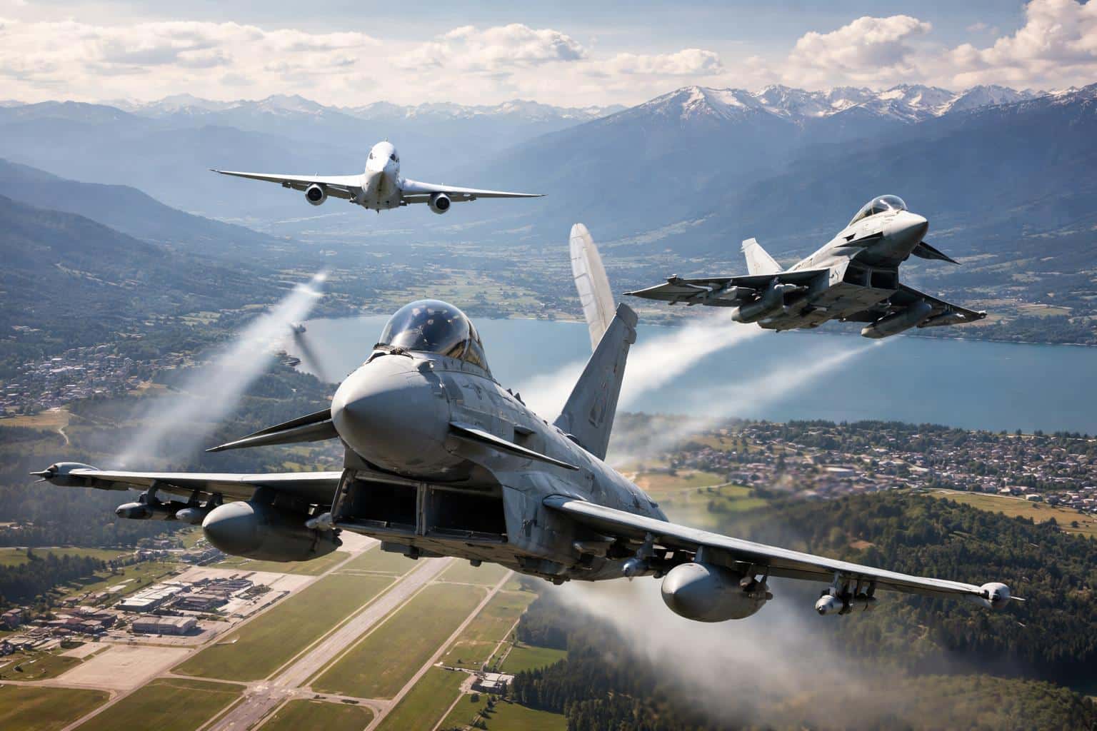 Flughafen Klagenfurt: Unbekanntes Flugzeug löst Eurofighter-Alarm in Kärnten aus