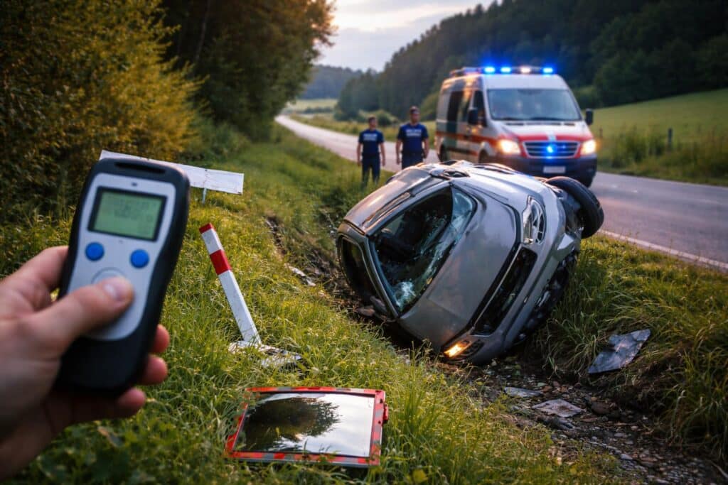 Verkehrsunfall mit Personenschaden – Alkoholisierung – Führerscheinabnahme
