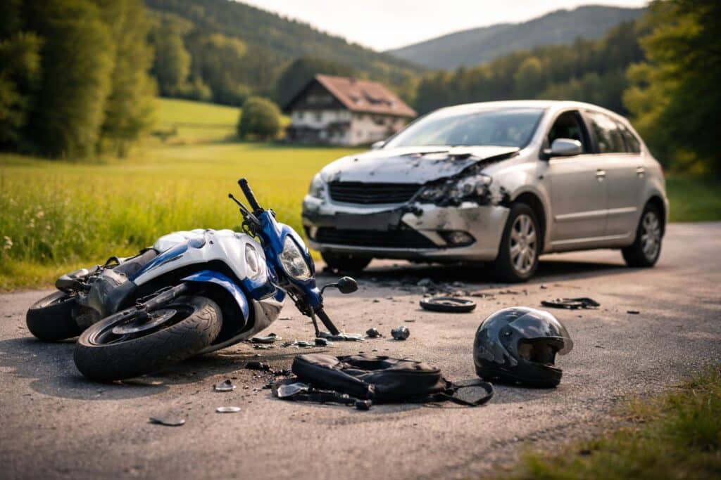 Zwei Jugendliche bei Mopedunfall verletzt