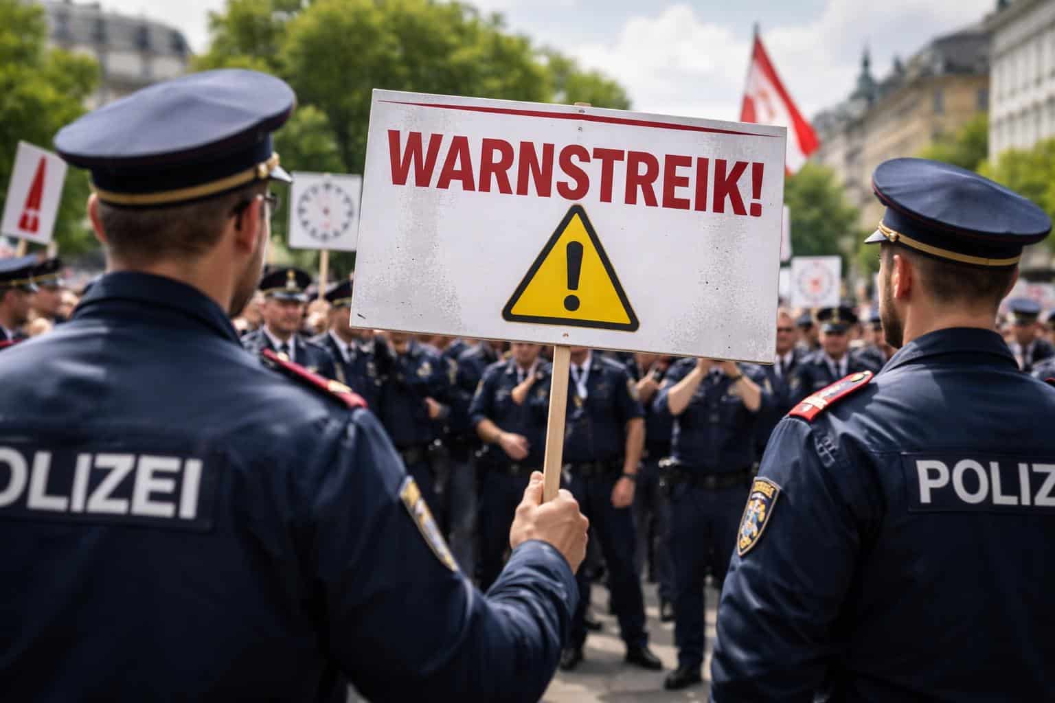 Um Freigabe angesucht: Kärntner Polizei plant Warnstreiks gegen Dienstzeitreform