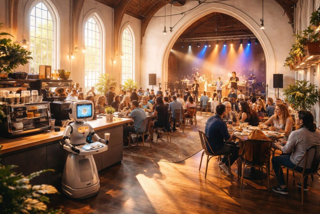 Neuer Trend: Kirche als Start-up mit Café, Gospels und Gebeten