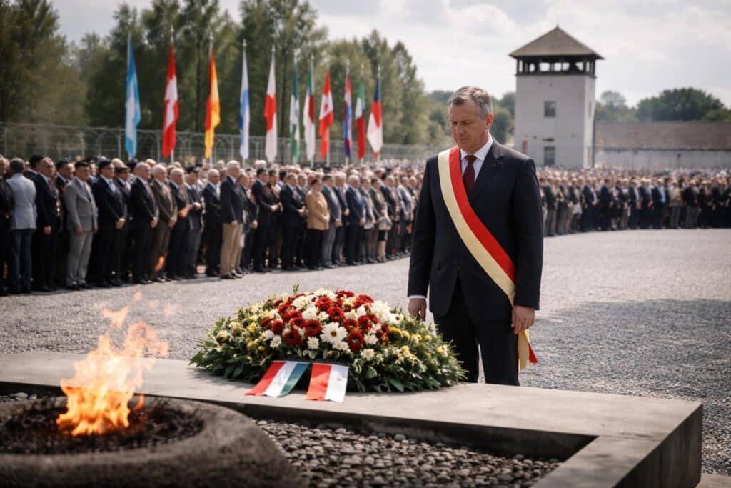 Klagenfurt bei Gedenken in Dachau