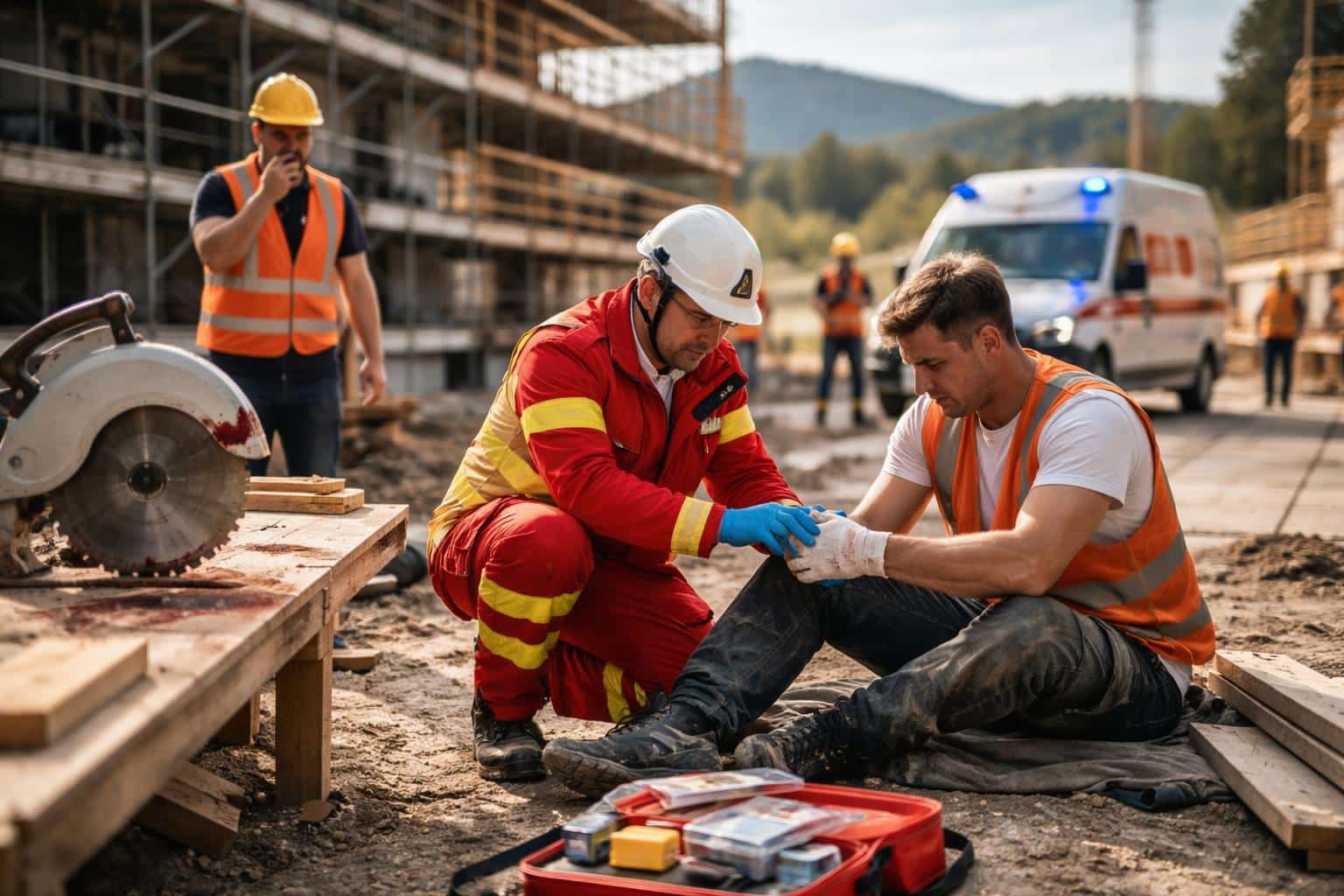 Arbeitsunfall im Bezirk Klagenfurt Land