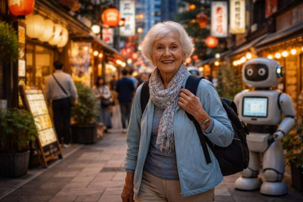 Mit 85 Jahren allein in Japan: Kärntnerin testete auch Kapselhotel