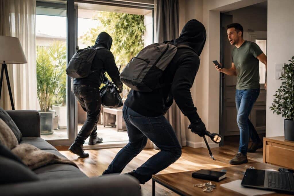 Klagenfurter überrascht Einbrecher-Duo in seiner Wohnung