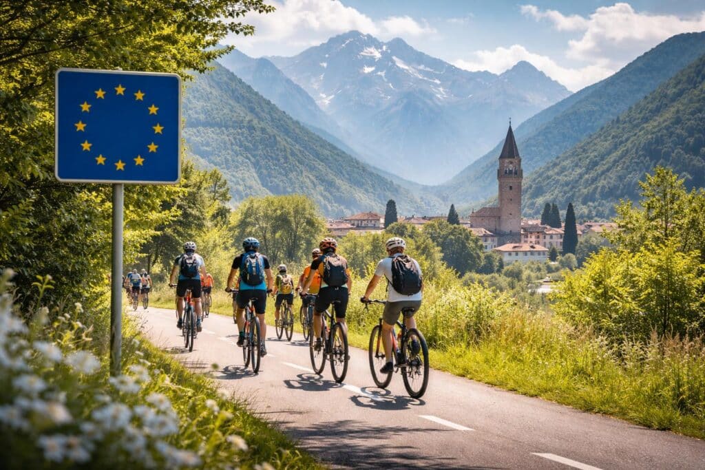 Radtour für den Frieden