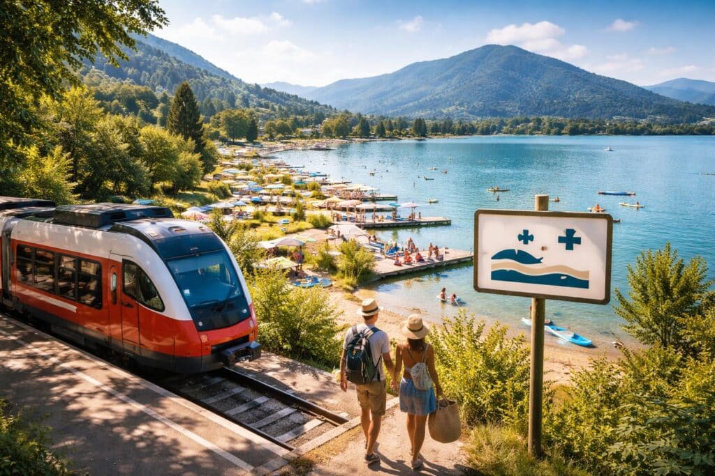 Ab Juni in Kärnten: Mit Bahnticket gratis in 14 Strandbäder