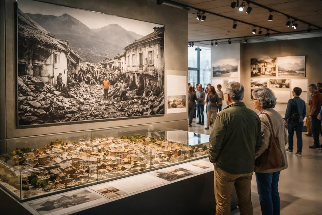 Ausstellung zu 50 Jahren Erdbeben Friaul