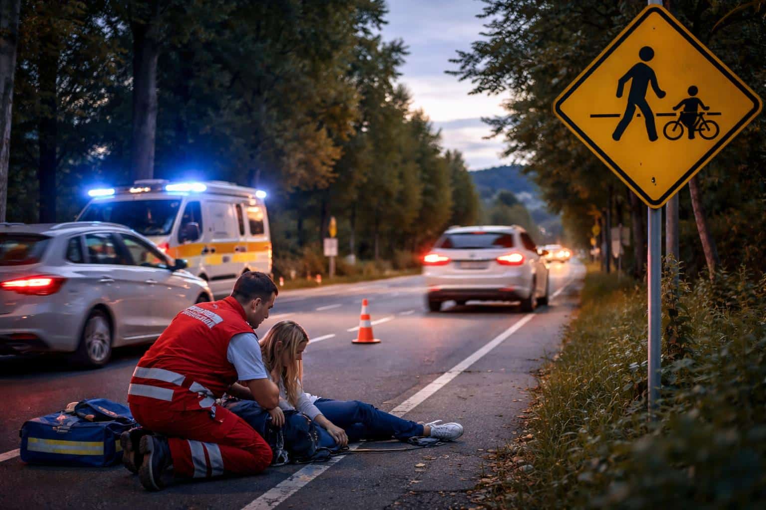 Verkehrsunfall mit Personenschaden – Fahrerflucht