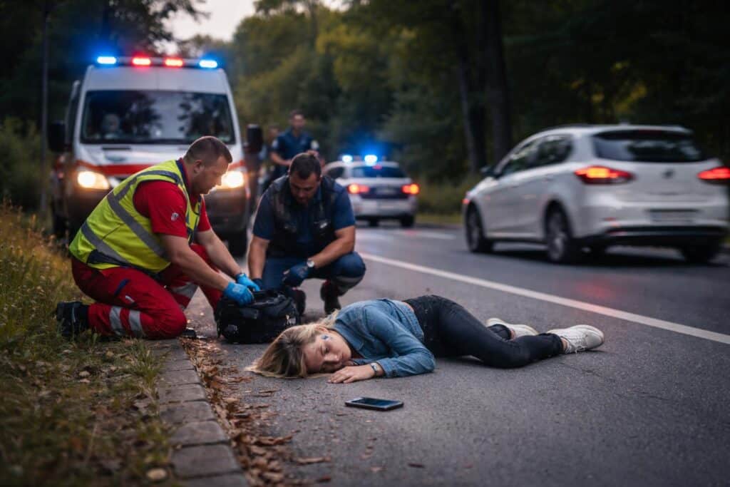 17-jährige Fußgängerin von Auto erfasst – Lenker fuhr weiter