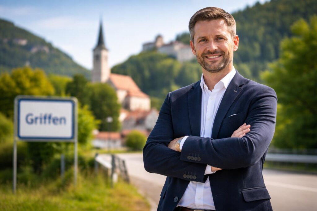 Spitzenkandidat für Wahlen 2027: Volkspartei Griffen setzt auf Thorsten Unterberger