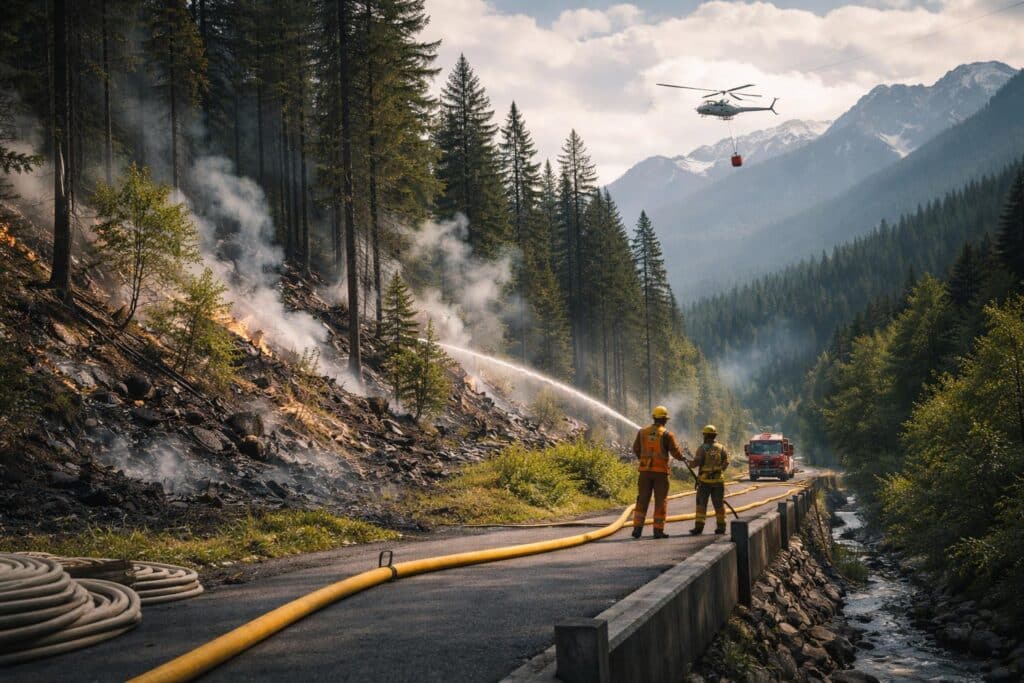 Waldbrand: Zu wenig Regen für „Brand aus“