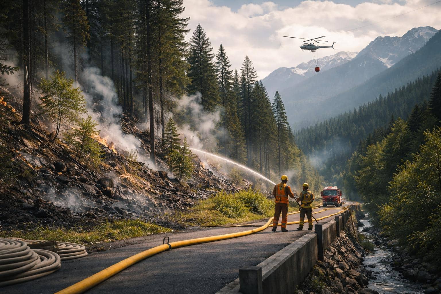 Waldbrand: Zu wenig Regen für „Brand aus“