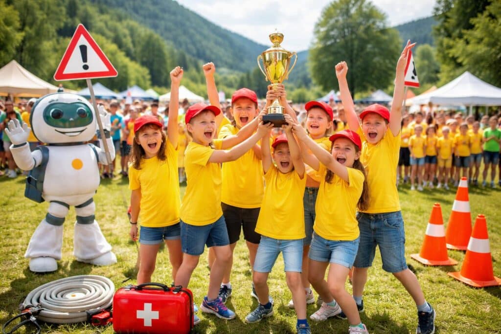 VS Bad Eisenkappel gewann Bezirksbewerb der Kinder-Sicherheitsolympiade 2026