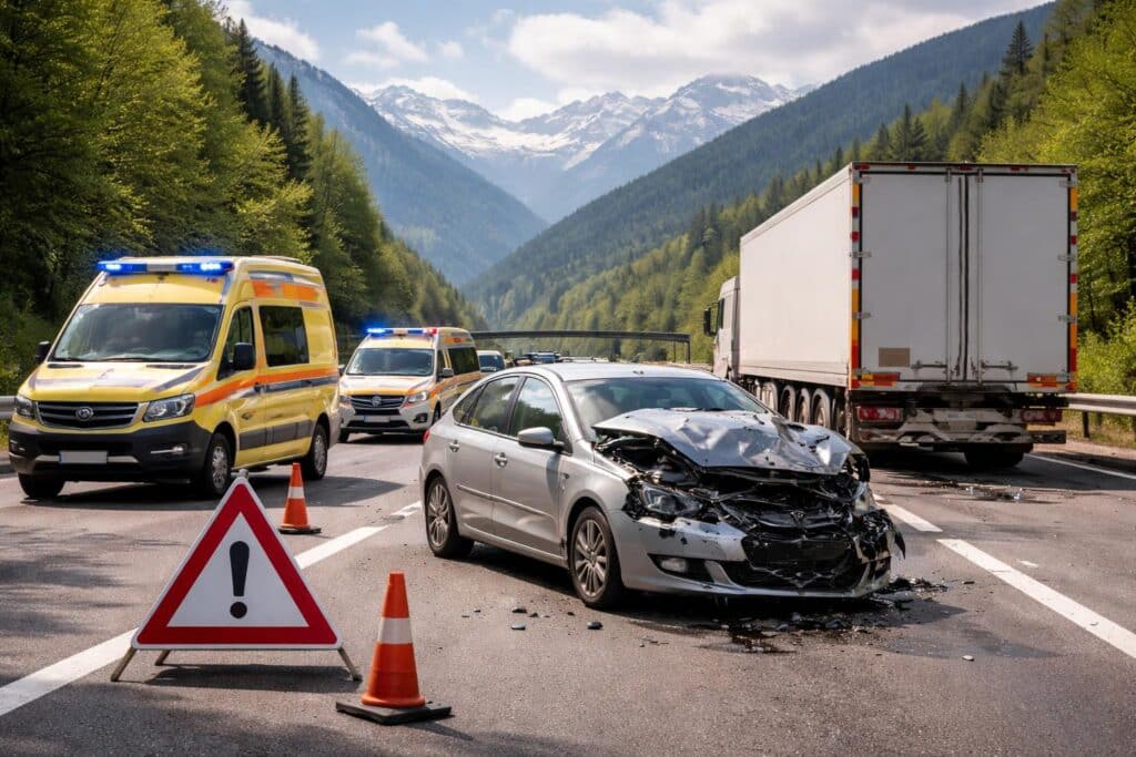 Verkehrsunfall mit Personenschaden auf der A10 Tauernautobahn