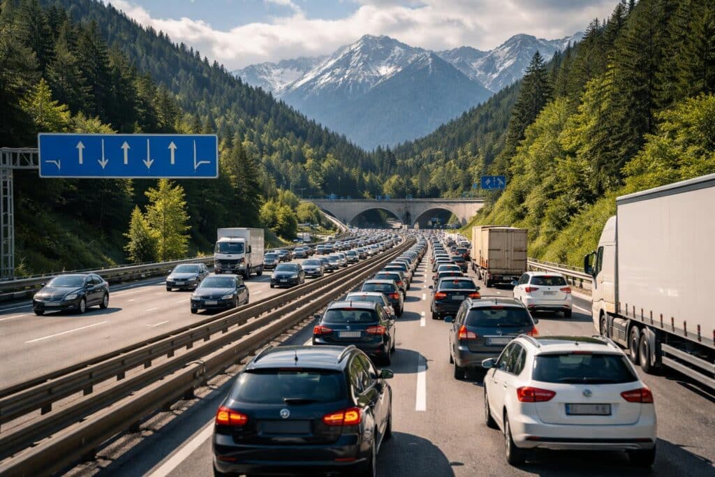 A10 Tauern Autobahn, Salzburg Richtung Villach