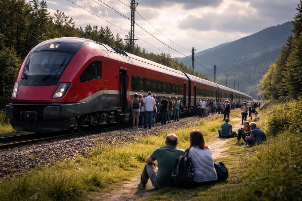 Stromausfall: Railjet in Kärnten stundenlang gestrandet