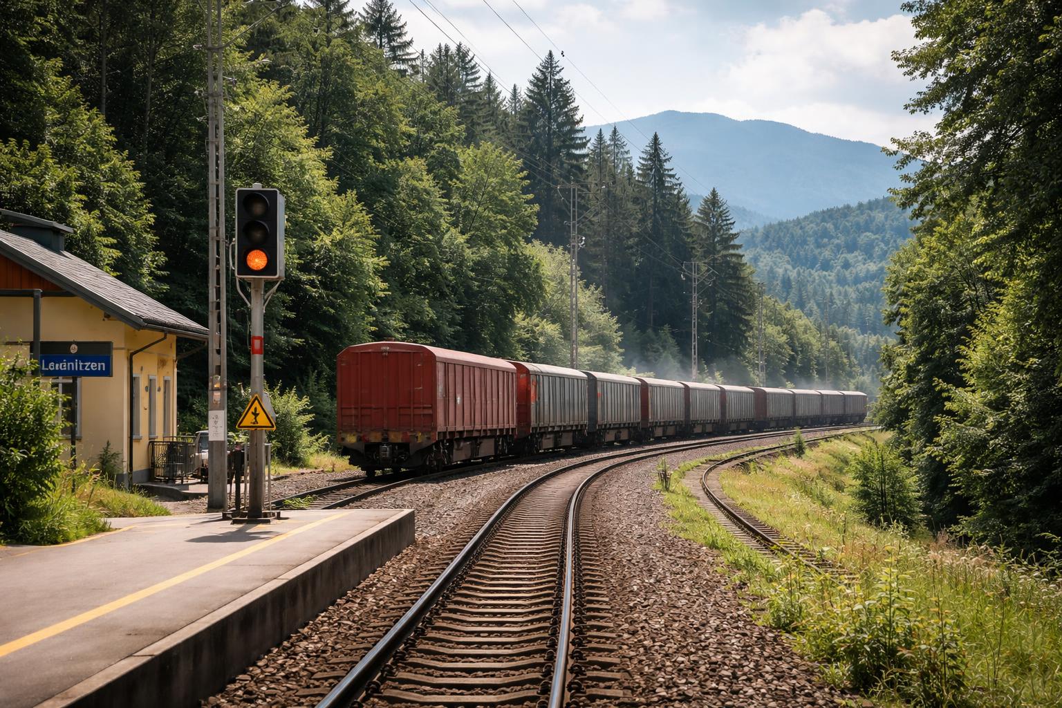 Kärnten: Zuggarnitur mit 20 Waggons fuhr führerlos aus Bahnhof