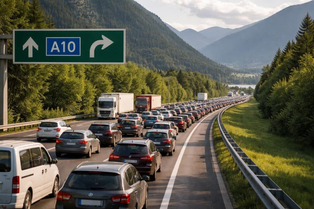 A10 Tauern Autobahn, Salzburg Richtung Villach