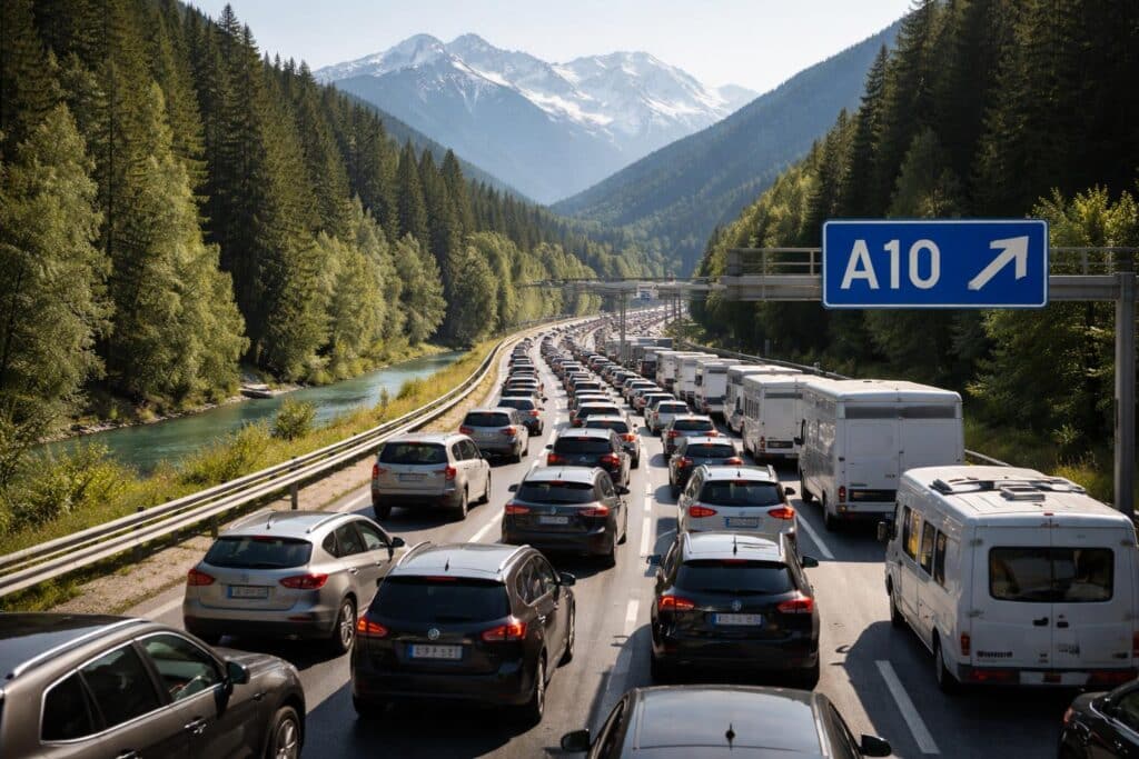 A10 Tauern Autobahn, Salzburg Richtung Villach