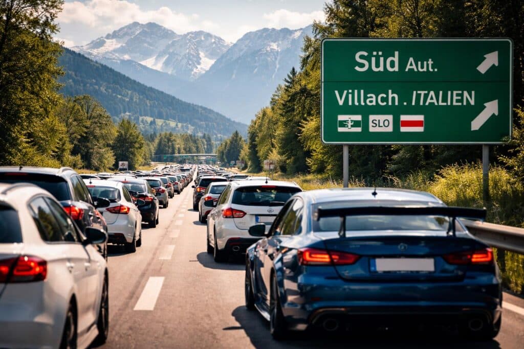Feiertag und GTI-Treffen: Staus in Richtung Süden erwartet