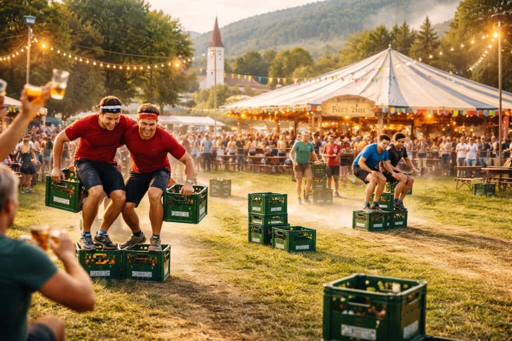 Zwischen Bierkistenlauf und Festzelt: Rückersdorf macht sich bereit für Pfingsten 2026