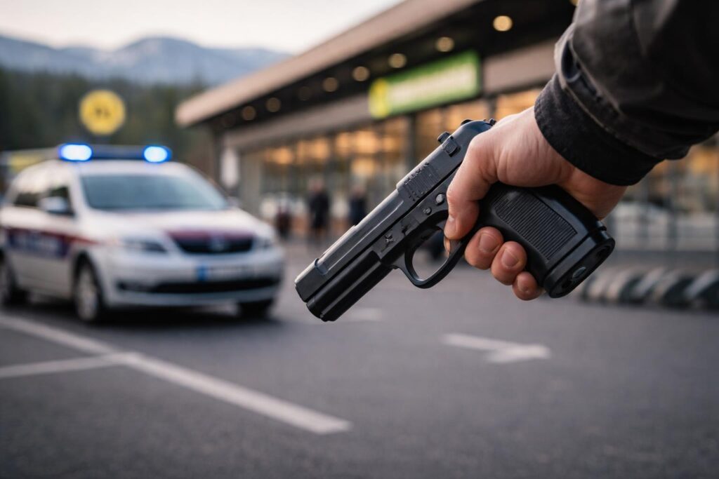Prozess um Drohung mit Gasdruckpistole