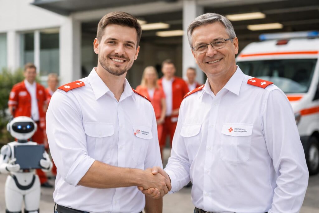 Führungswechsel beim Roten Kreuz Völkermarkt: Dominik Zwillak folgt auf Dr. Hannes Topar