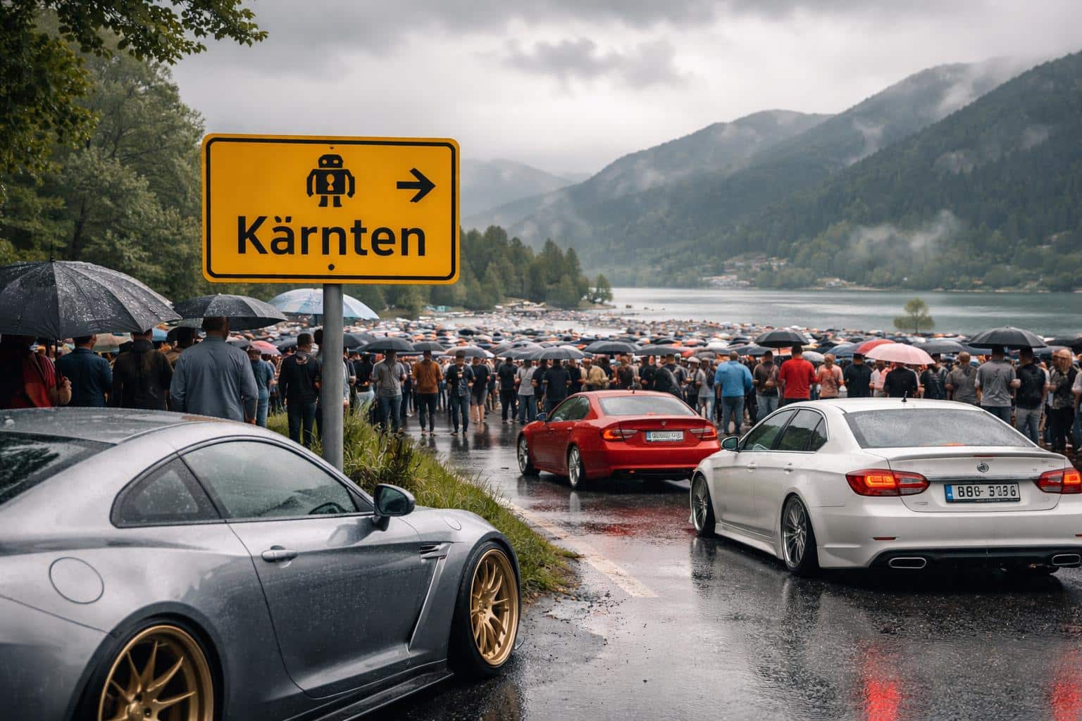 Regen macht Sorgen: 20.000 Autofans kommen diese Woche nach Kärnten