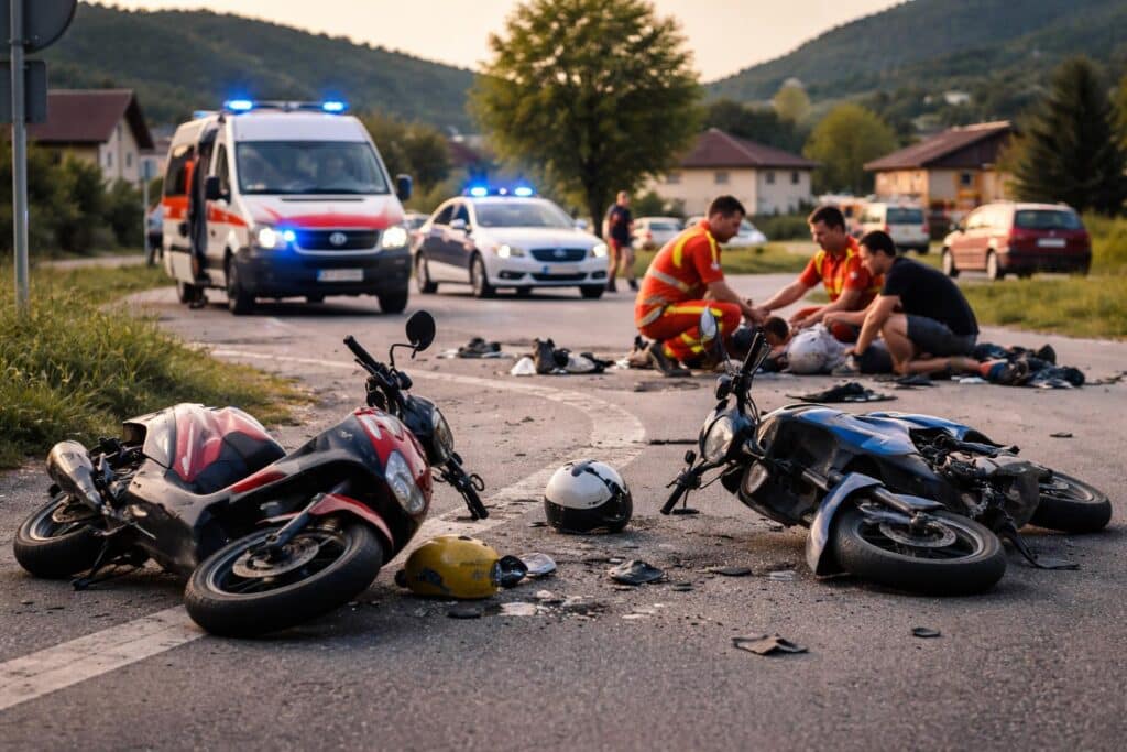 Verkehrsunfall mit Personenschaden in der Gemeinde Wernberg