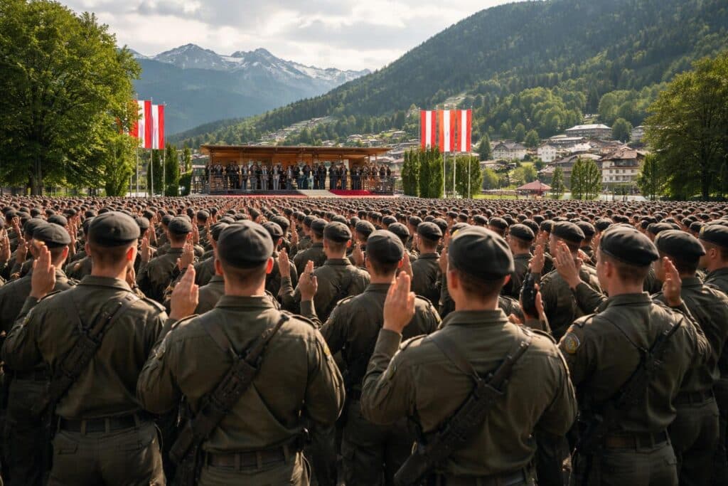 Bundesheer in Hermagor: 400 Rekruten legen Gelöbnis ab