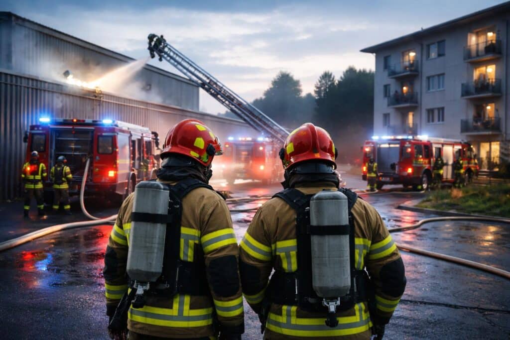 Feuerwehr gleich doppelt gefordert