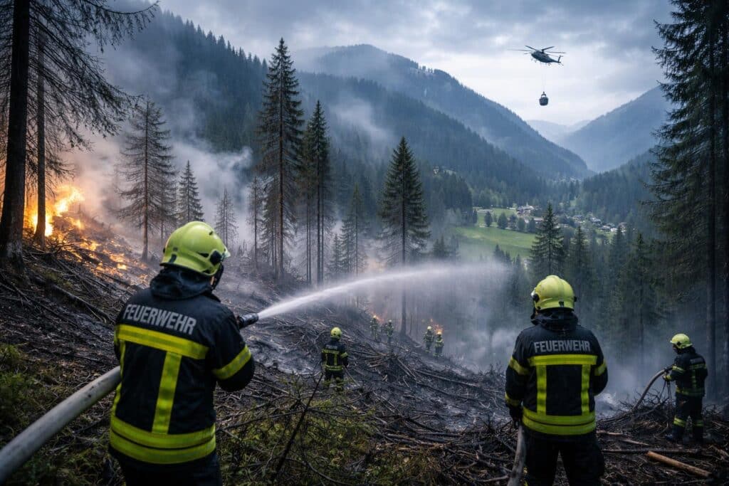 Trotz Regens: Kein Brand aus im Lesachtal