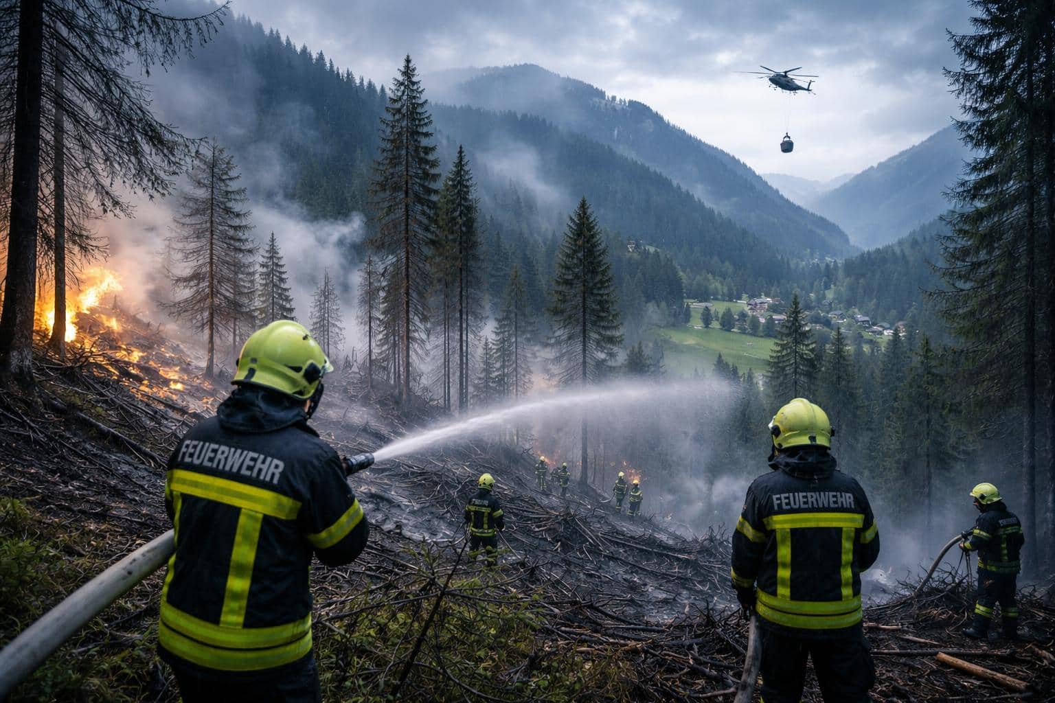 Trotz Regens: Kein Brand aus im Lesachtal