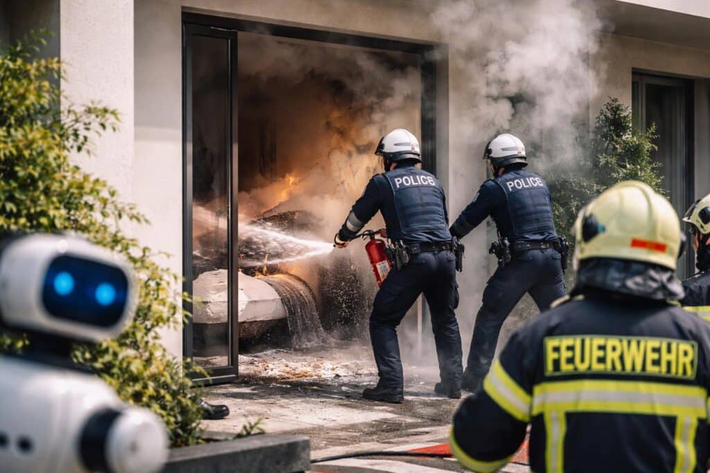 Brand in Schlafzimmer gelöscht