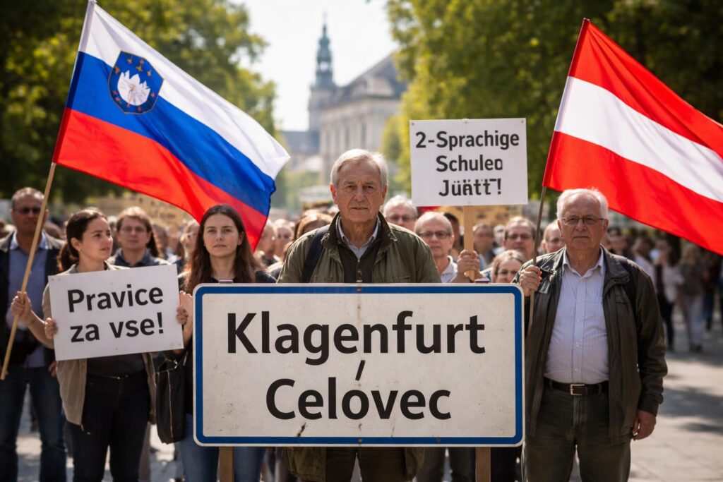 Slowenische Minderheit fordert Rechte ein