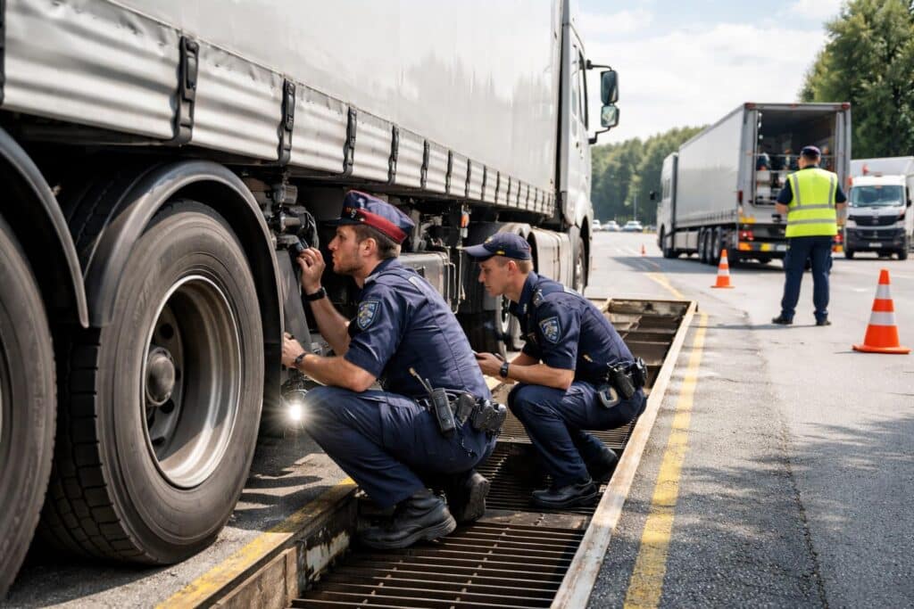 Schwerverkehr - techn. Kontrolle