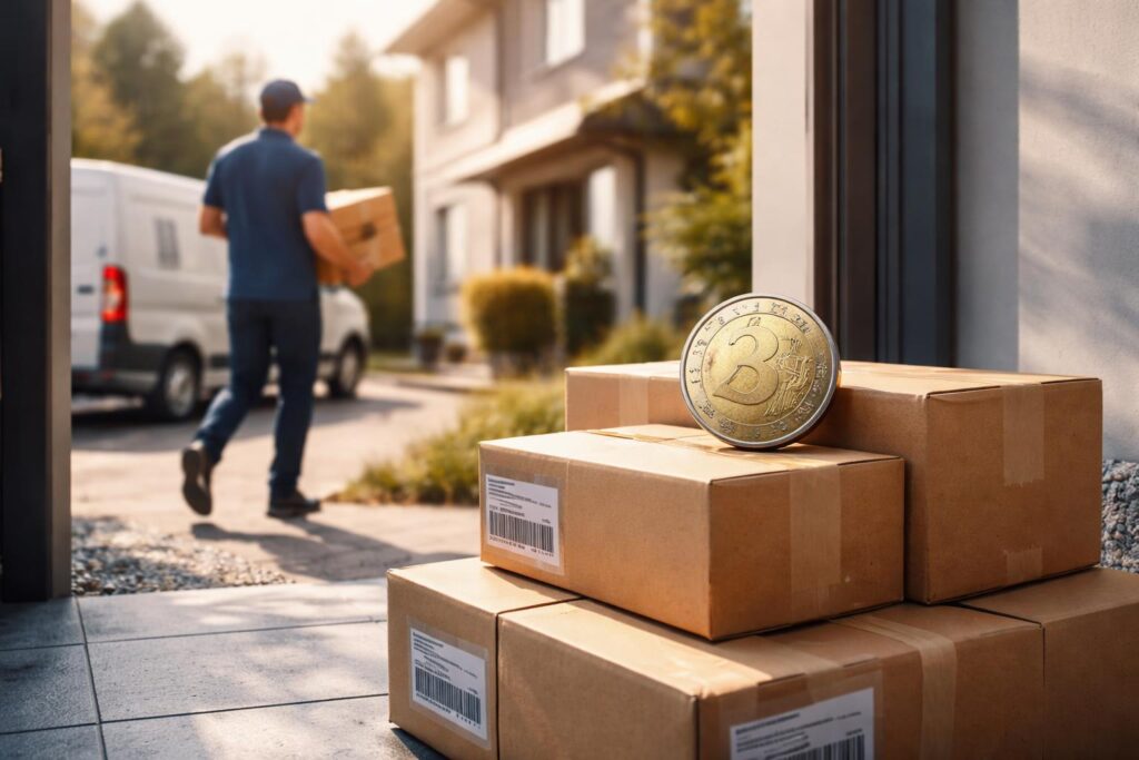 Neue Steuer für Paketlieferung