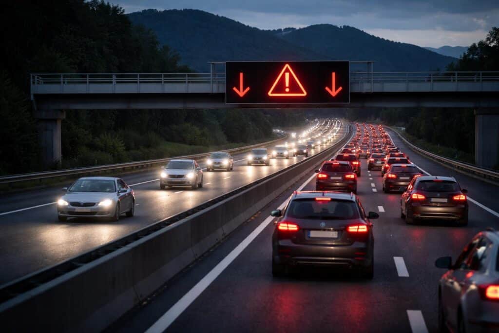 A2 Süd Autobahn, Villach Richtung Klagenfurt