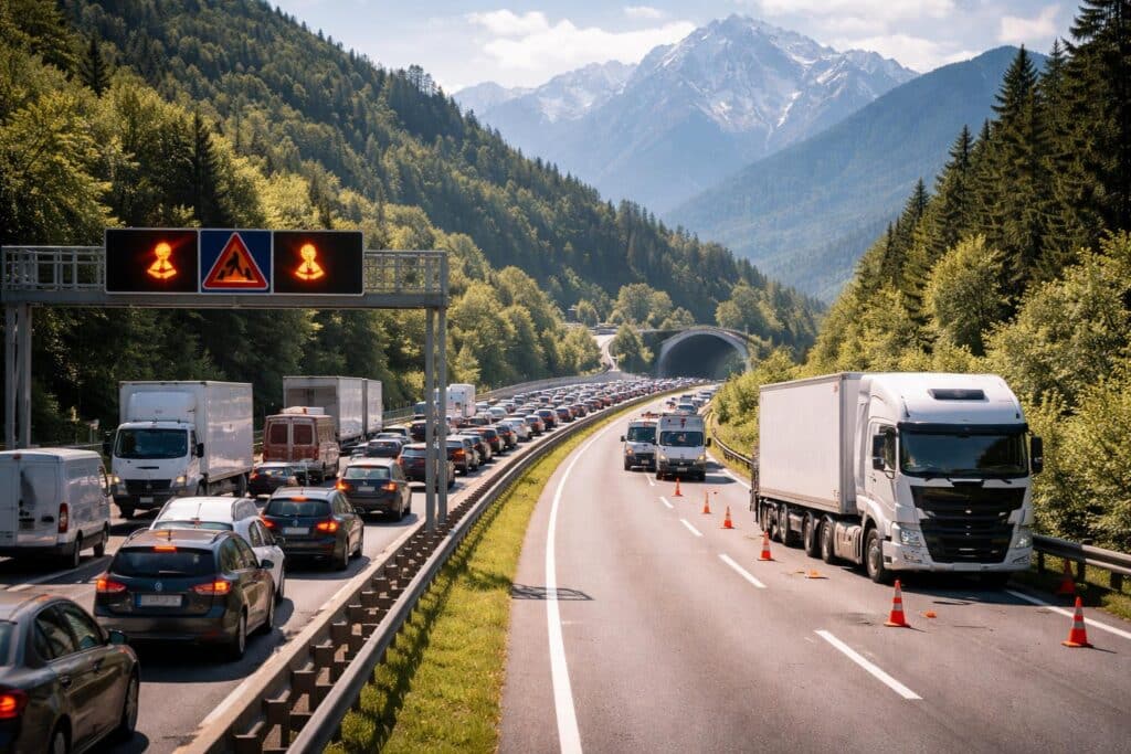 A11 Karawanken Autobahn, Villach Richtung Laibach