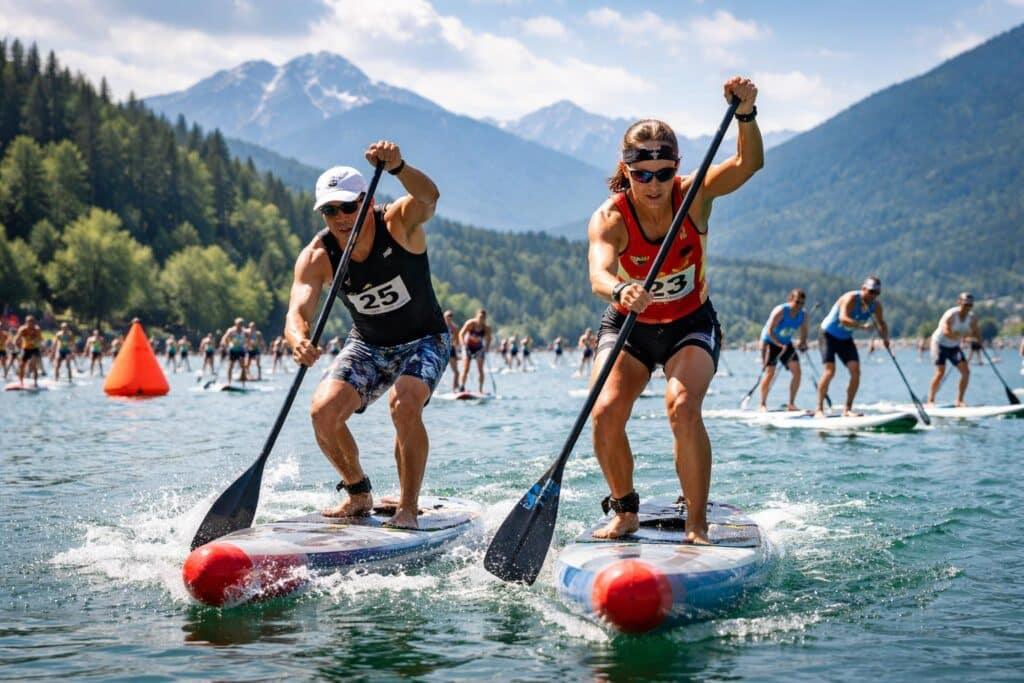 Paddel-Begeisterte rocken den Faaker See