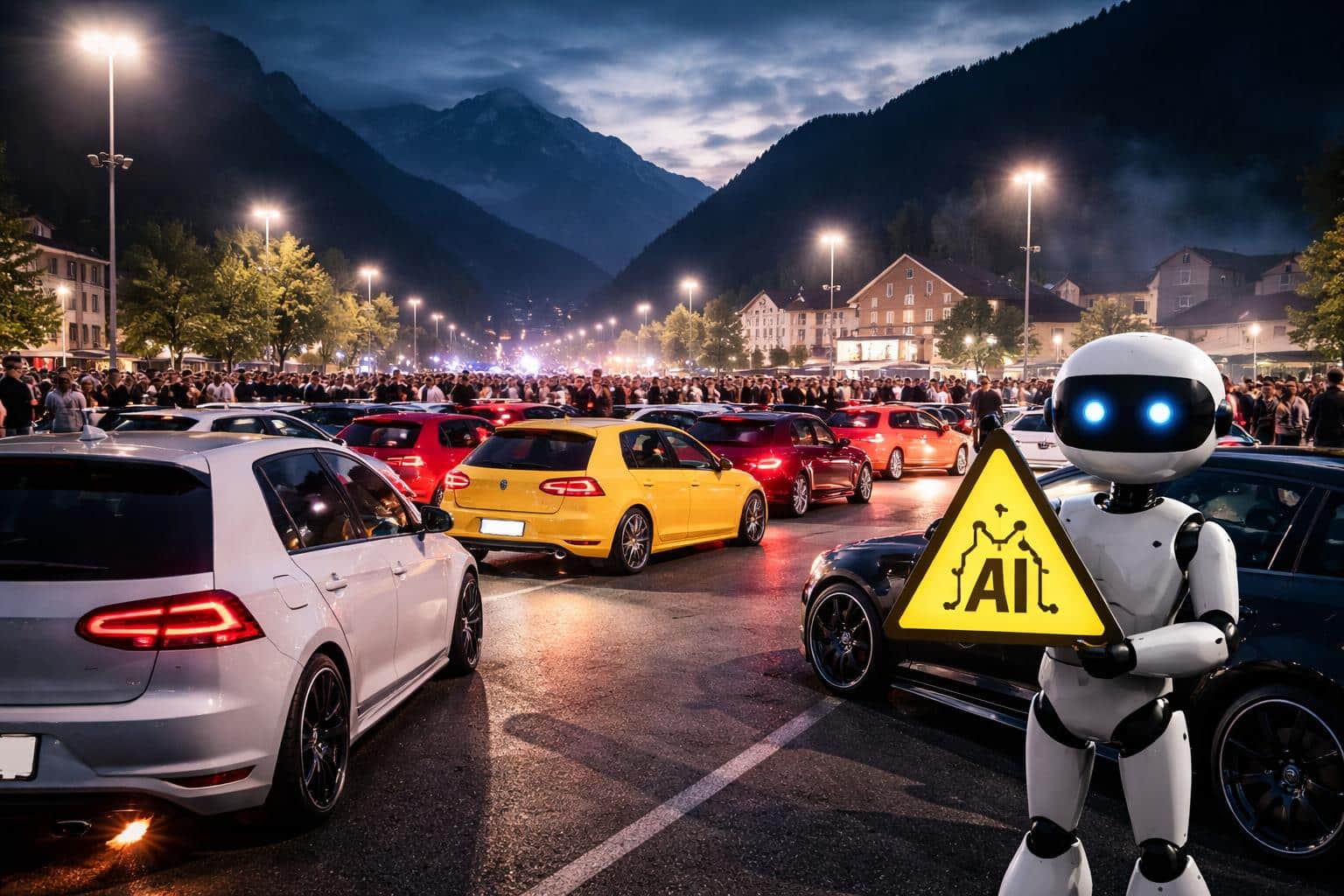 XS Carnight: Neuer Trend: GTI-Fahrer trafen sich spontan in Tarvis