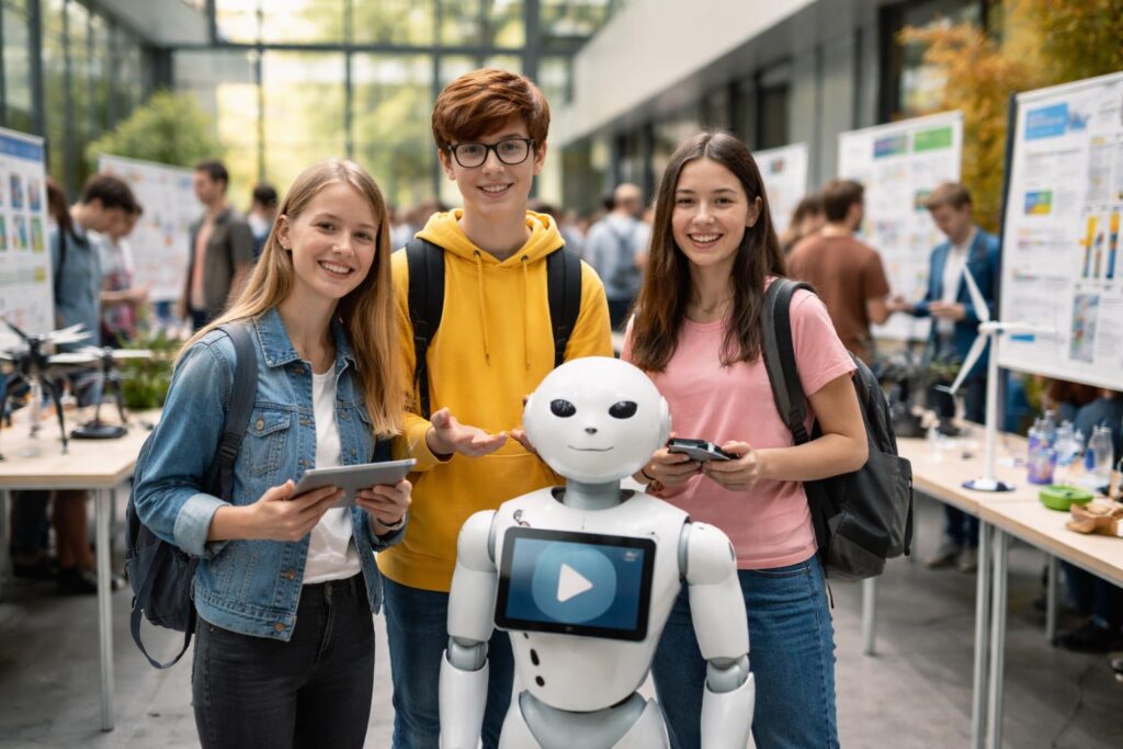 Junge Forscher präsentierten Projektarbeiten