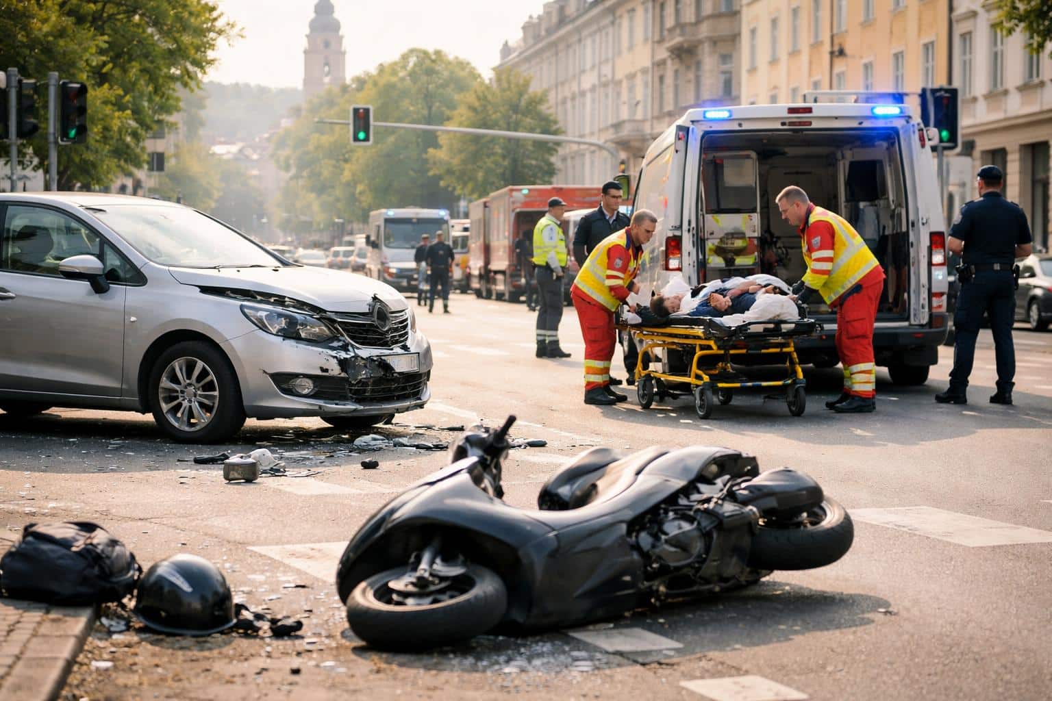 Verkehrsunfall in Klagenfurt