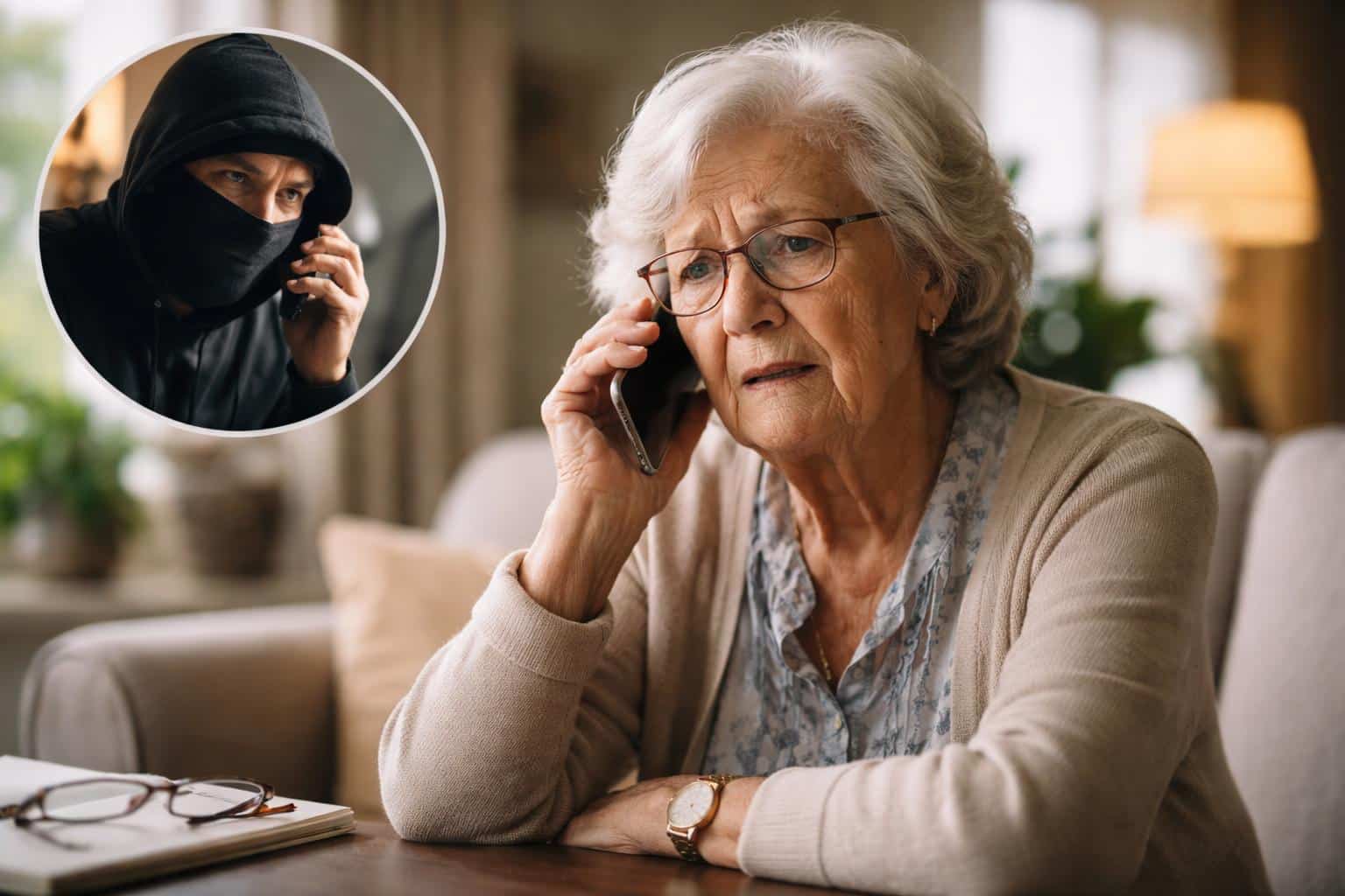 Pensionistin bemerkte Tochter-Trick