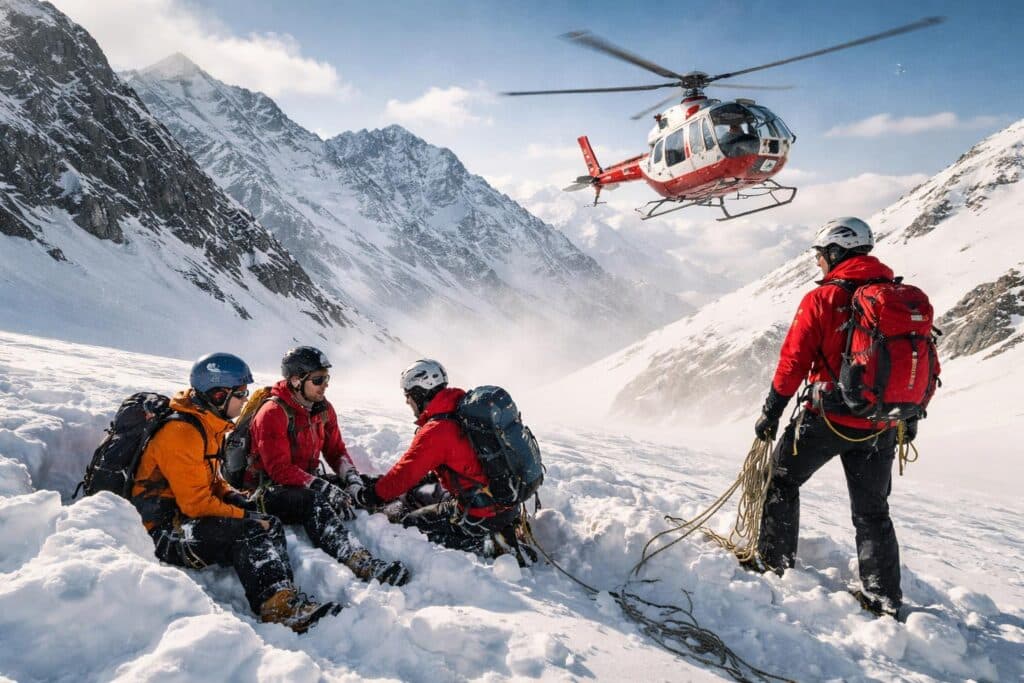 Großglockner: Drei junge Bergsteiger mussten gerettet werden