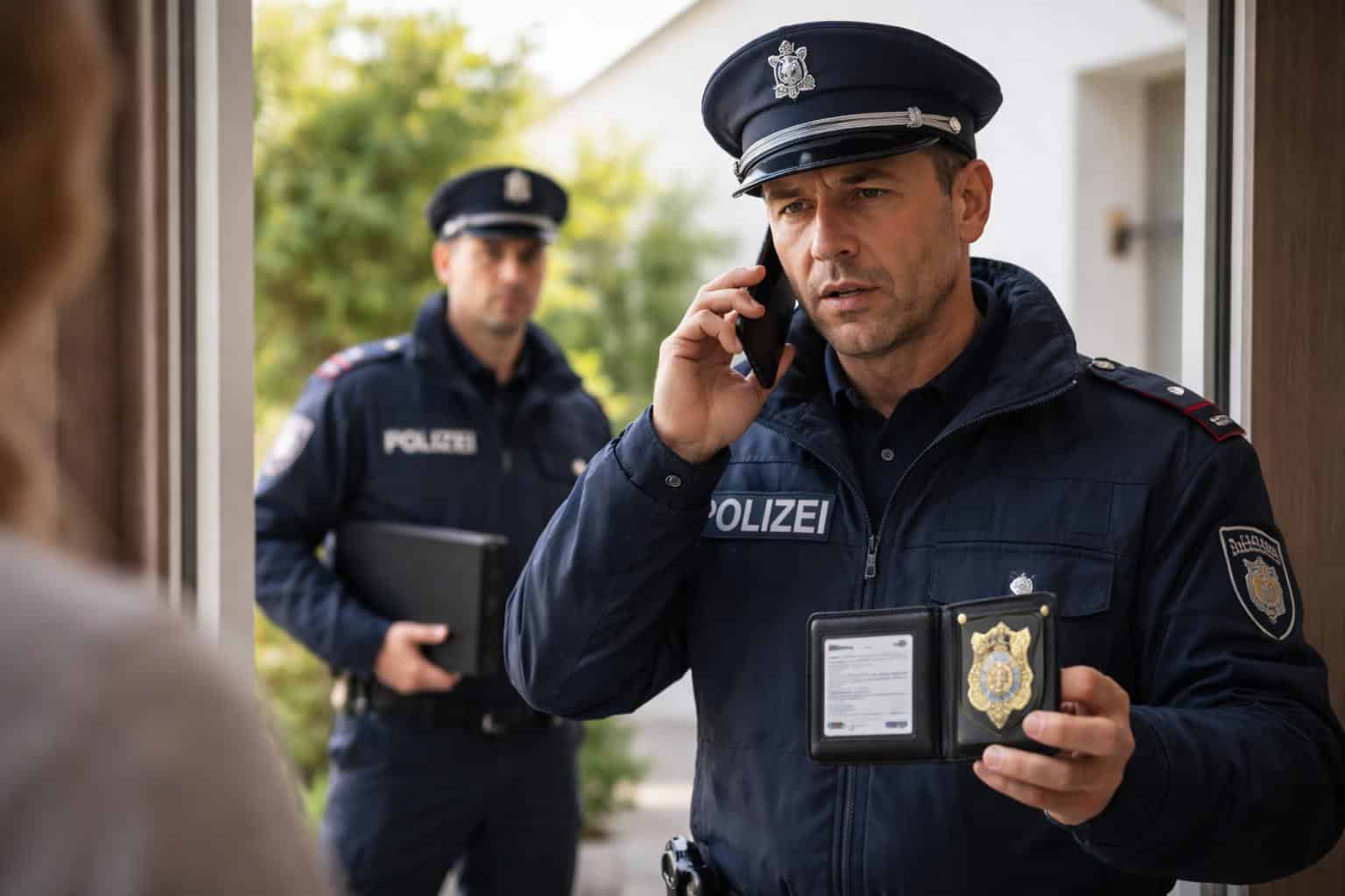 Kautionsbetrug: Täter geben sich als Polizisten aus